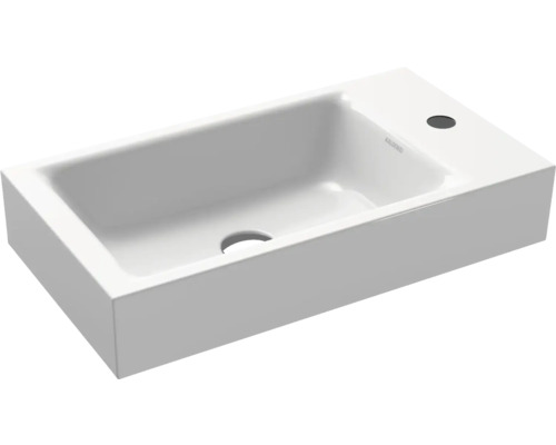 Lave-mains KALDEWEI PURO 55 x 30 cm blanc alpin brillant avec revêtement Emaillé 901206303001