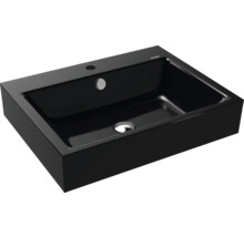 KALDEWEI Waschtisch PURO 60 x 46 cm schwarz glänzend mit Beschichtung Emailliert 901406013701