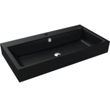 Schwarzes Aufsatzwaschbecken aus Sanitärkeramik