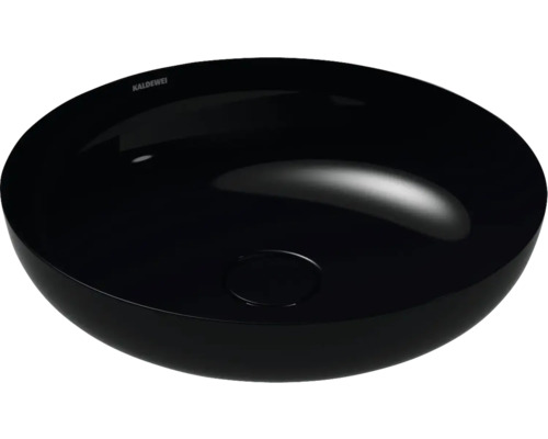 Lavabo à poser KALDEWEI MIENA 45 x 45 cm noir brillant avec revêtement Emaillé 909306003701