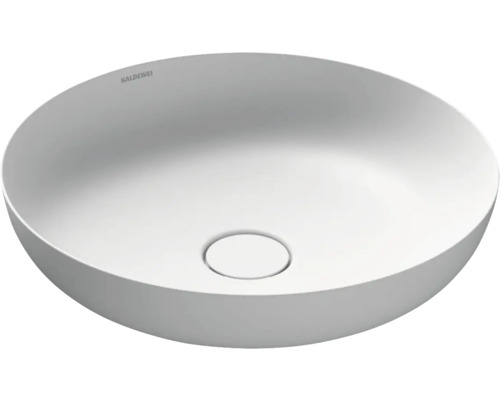 Lavabo à poser KALDEWEI MIENA 45 x 45 cm blanc alpin mat avec revêtement Emaillé 909306003711