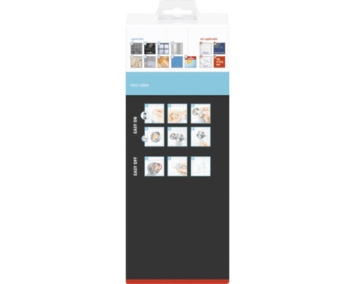 Verpackungsrückseite mit Anwendungsbeispielen