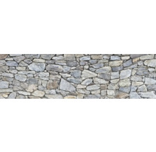 Mur en pierre naturelle avec des pierres irrégulières