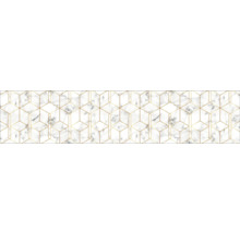Dekorative Tapete mit Marmormuster und geometrischen Formen