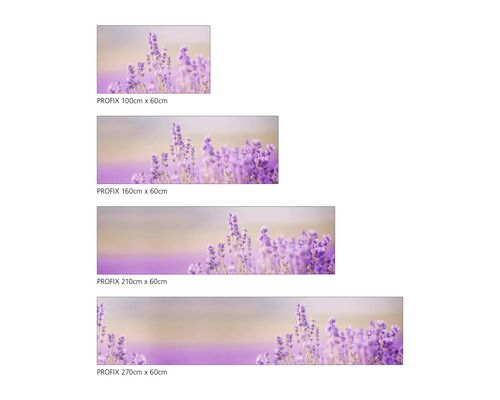 PROFIX Spritzschutz mit Lavendelmotiv in verschiedenen Größen