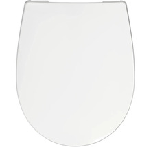 REIKA WC-Sitz MINO weiß Scharniere gold poliert mit Absenkautomatik und Quick&Clean universell passend
