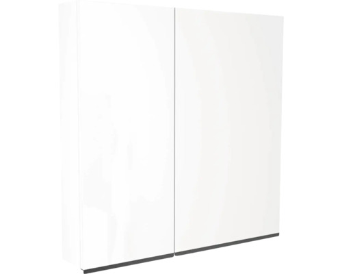 Spiegelschrank Devo Viva 2.0 rechts BxHxT 70x85x15 cm premium white supermatt Weißer Spiegelschrank mit zwei Türen