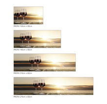 Films décoratifs avec vin et coucher de soleil en différentes tailles
