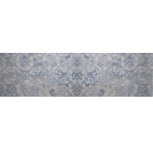 Fliesenmuster mit floralen und geometrischen Elementen