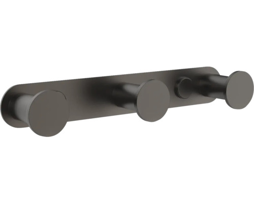 Patère triple pour montage mural