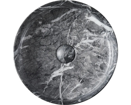 Vasque à poser ronde en marbre