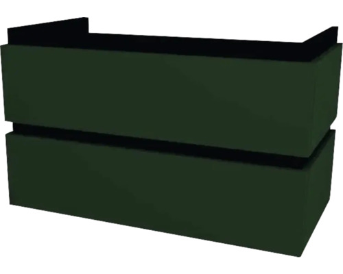 Meuble sous vasque avec 2 tiroirs Devo Viva 2.0 lxhxp 84x51x44 cm conifer green supermat Meuble sous vasque avec 2 tiroirs Devo Viva 2.0 lxhxp 84x51x44 cm conifer green supermat