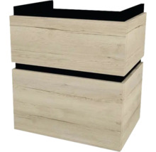 Meuble sous-lavabo aspect bois