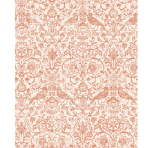 Papier peint à motifs floraux et oiseaux