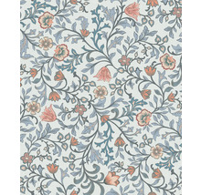 Papier peint avec fleurs et feuilles
