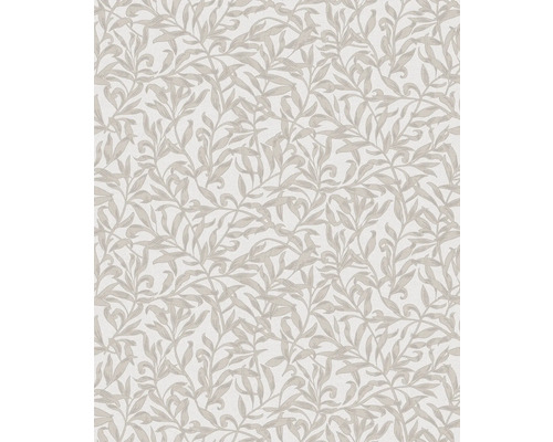 Papier peint intissé 47641 Heritage Floral beige Papier peint à motif de feuilles pour la décoration murale