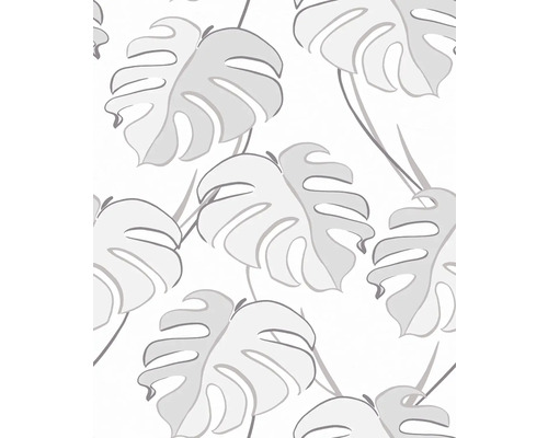Papier peint intissé 81604 Kylie floral blanc gris