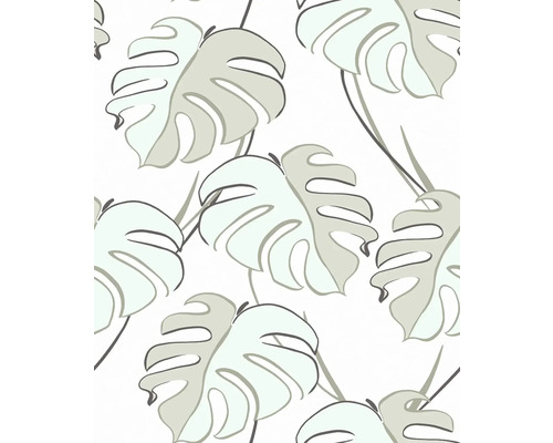 Papier peint intissé 81607 Kylie floral blanc beige