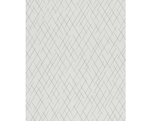 Papier peint intissé 82404 Kylie géométrique gris Papier peint avec des lignes qui se croisent