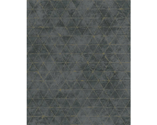 Vliestapete 82425 Kylie Geometrisch dunkelgrau Tapete mit dreieckigem Muster