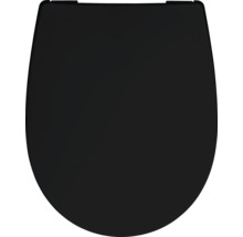 Schwarzer WC-Sitz