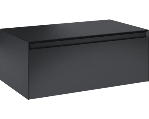 Jungborn Unterschrank DECEM BxHxT 800 x 319 mm x 458 mm Frontfarbe schwarz matt Waschtischunterschrank