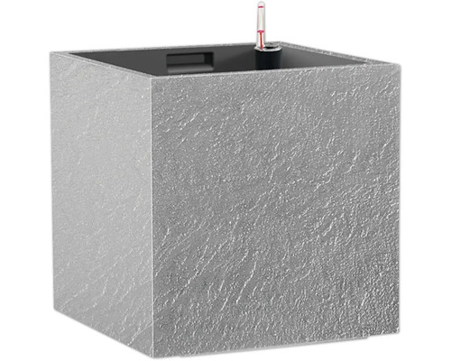 Cache-pot carré avec système d''irrigation