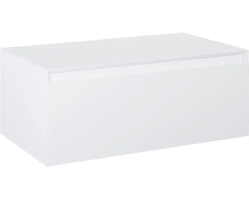 Jungborn Unterschrank DECEM BxHxT 800 x 319 mm x 458 mm Frontfarbe weiß matt Weißer Waschtischunterschrank