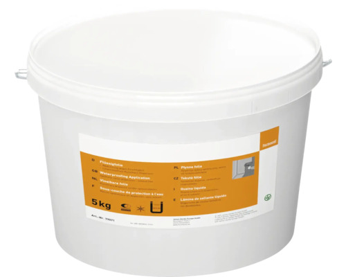 Seau de film liquide, 5 kilogrammes, pour l''étanchéité