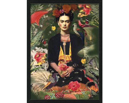 Gerahmtes Bild Frida Kahlo III 53x73 cm