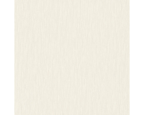 Papier peint intissé 10351-05 Versailles uni taupe Papier peint vinyle couleur crème avec une légère structure