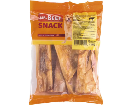 Hundesnack, Mr. Beef Bullkau 15 cm 250 g Kauartikel Mr. Beef Snack Bullkau Rind Kauartikel für Hunde in der Packung