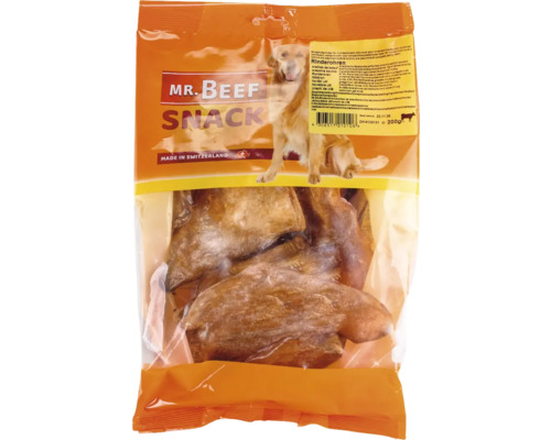 Hundesnack MR. BEEF Rinderohren 200 g Kauartikel