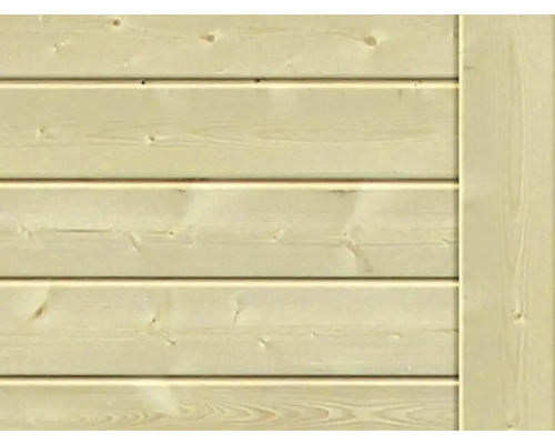 Plancher Karibu pour dimensions de socle 280 x 370 cm, naturel