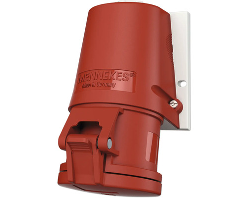 Prise murale Mennekes IP44 32 A 5 pôles 400 V gris