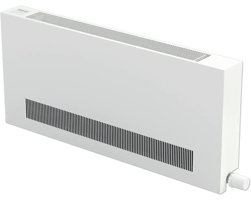 Convecteur mural Licon Heat KORAWALL Energy WVE avec ventilateur raccordement électrique fixe h 450 x L 600 x p 110 mm blanc droite