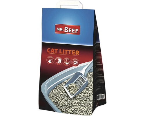 Litière pour chats Mr. Beef White Hygiène 12 Litres