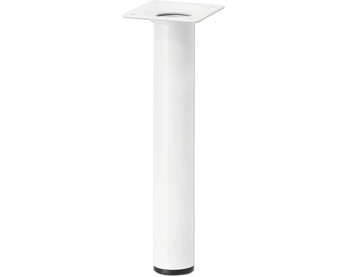 Pied de table Tarrox rond Ø 30 x 200 mm, blanc-0