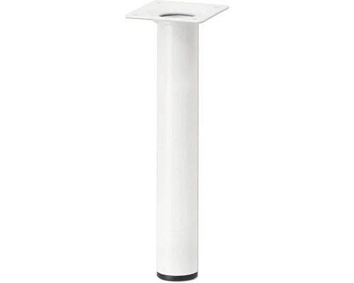 Pied de table Tarrox rond Ø 30 x 100 mm, blanc