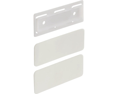 Support en plastique avec deux plaques de recouvrement