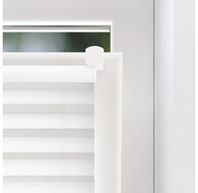 Store plissé Soluna avec guidage latéral, blanc, 75x220 cm-thumb-4