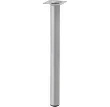 Tarrox Tischbein rund Ø 30 x 500 mm, silber