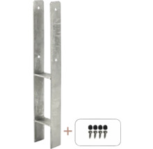 Support de poteau métallique avec vis de fixation