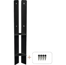 Support de poteau à bétonner avec vis