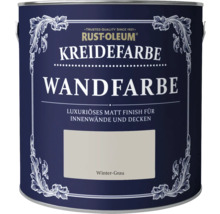Peinture murale Rust-Oleum® Chalky Finish gris clair 2,5 l