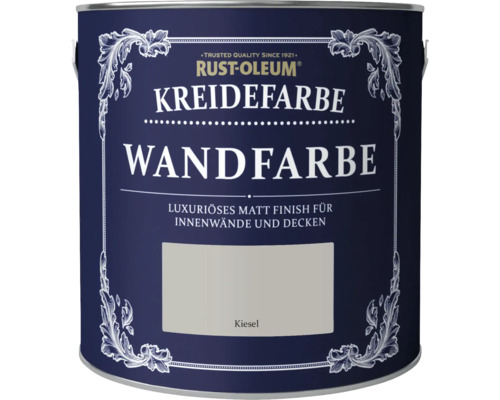 Peinture murale Rust-Oleum® Chalky Finish gris 2,5 l Pot de peinture à la craie peinture murale Kiesel de Rust-Oleum