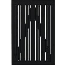 Élément de clôture décoratif avec barreaux verticaux