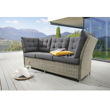 Loungesofa Destiny PALMA 3-Sitzer, inkl. Auflagen, Polyrattan, natur meliert