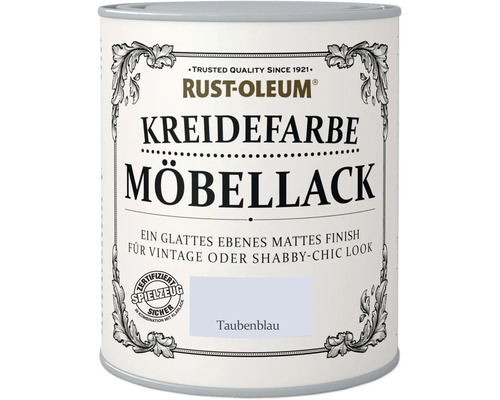 Peinture craie peinture pour meubles Rust-Oleum® bleu pigeon 750 ml Peinture à la craie pour meubles Rust-Oleum en boîte