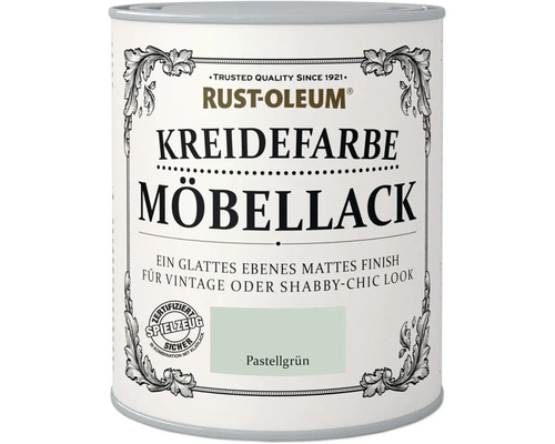 Peinture craie peinture pour meubles Rust-Oleum® vert pastel 750 ml Rust-Oleum Peinture à la craie vernis pour meubles, pot